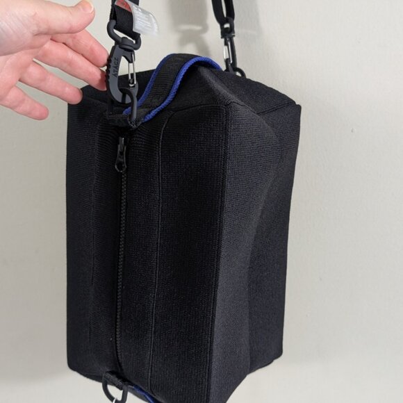 New Atacz Cube With Utility Strap Knit Crossbody Bag - Black - Picture 16 of 16